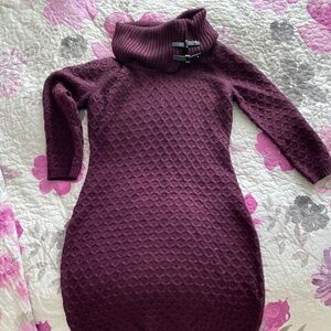 Calvin Klein Sweater Dress with Cowl Neck